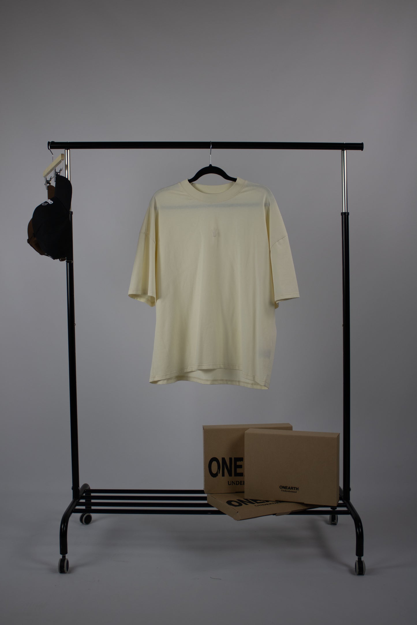 Boxy Tee Lemon White